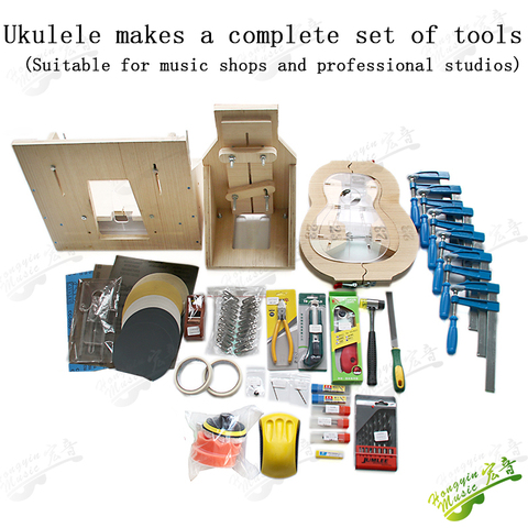 Ukulele UKLL small guitar handmade DIY complete kit Ukulele guitar making kit complete ► Photo 1/1