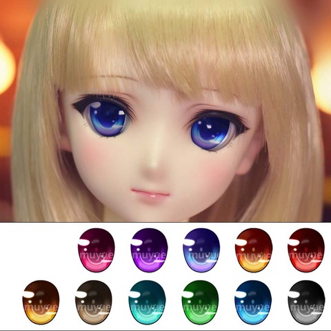 BJD eyes doll Metallic effect 10mm-24mm doll acrylic eyes for 1/8 1/6 1/4 1/3 BJD SD DD doll accessories 10mm-24mm doll eyes ► Photo 1/5