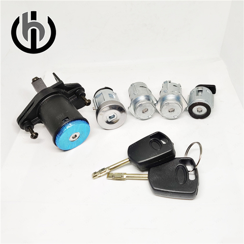 OEM 1479661 2S61-A22050N-CK 2S61A22050NCK  COMPLETE DOOR LOCK SET For Ford FIESTA MK5 FUSION 2001-2008 ► Photo 1/6