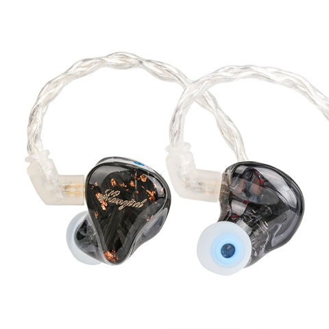 Mangird Tea 6BA+1DD Hybrid Driver HiFi In-Ear Earphones with 0.78 2pin Detachable Cable IEMs for Audiophiles Musician ► Photo 1/4