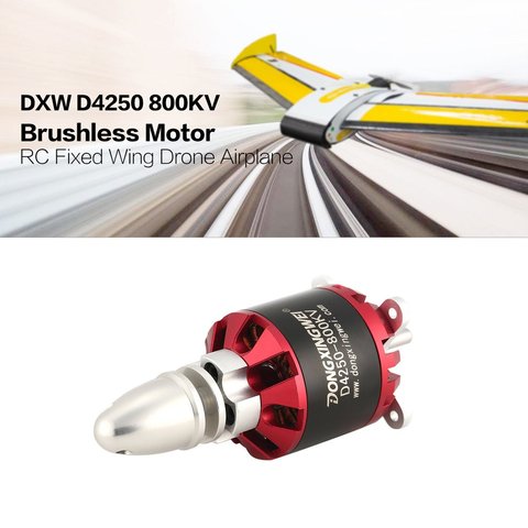 DXW D4250 800KV 3-7S Outrunner Brushless Motor for RC FPV Fixed Wing Drone Airplane Aircraft Quadcopter Multicopter ► Photo 1/6