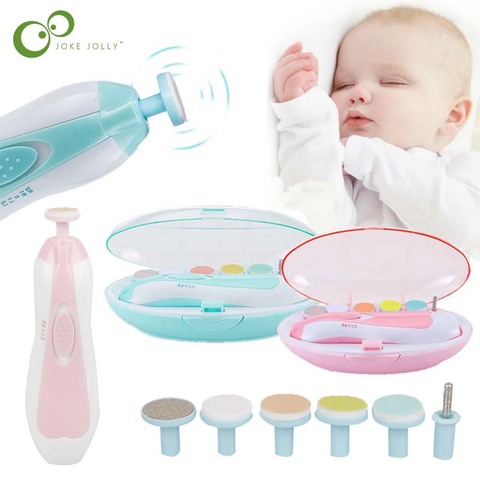 Electric Nail Trimmer For Newborn Baby Portable Newborn Nail Care Set Infant Kids Manicure Set Manicure Quiet Nail Trimmer ZXH ► Photo 1/6