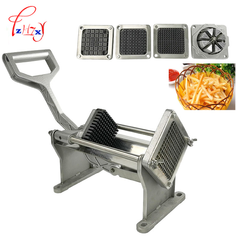 GZZT Electric Potato Chips Cutter French Fries Cutting Machine Vegetable  Cutter Kitchen Equipment Potato Chopper 3 Sizes Blades - AliExpress