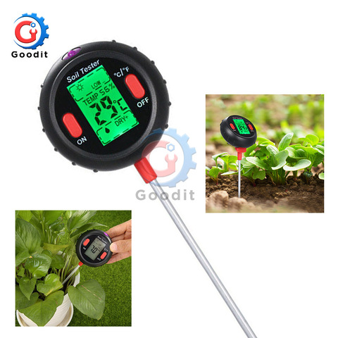 5 in 1 Multifunctional Soil PH Tester Meter Soil Tester PH Moisture Meter Temperature Sunlight Intensity Analysis Acidity ► Photo 1/6