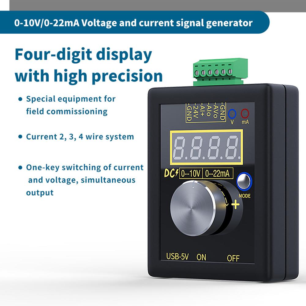 4-20mA 0-10V Voltage signal generator 0-20mA current  transmitter Digital 