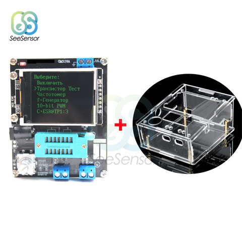 Russian GM328A M328 Transistor Tester LCR Diode Capacitance ESR Voltage Meter PWM Square Wave Frequency Signal Generator ► Photo 1/6