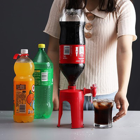 1pc Saver Soda Dispenser Tap Drinking Water Dispense Bottle Upside Down Coke Drink Dispenser Party Bar Drop Shipping ► Photo 1/6
