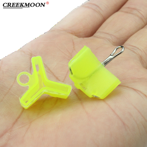 60Pcs 1# 2# 3# 4# 5# Treble Fishing Hooks Covers Triple Grip Hook Protect Case Bonnets Safety Caps Protector Casing Tools Green ► Photo 1/6