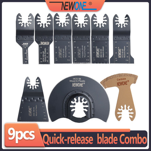 9 pcs/set Oscillating Tool Saw Blades Accessories Fit for Fein Makita Milwaukee Dewalt ► Photo 1/4