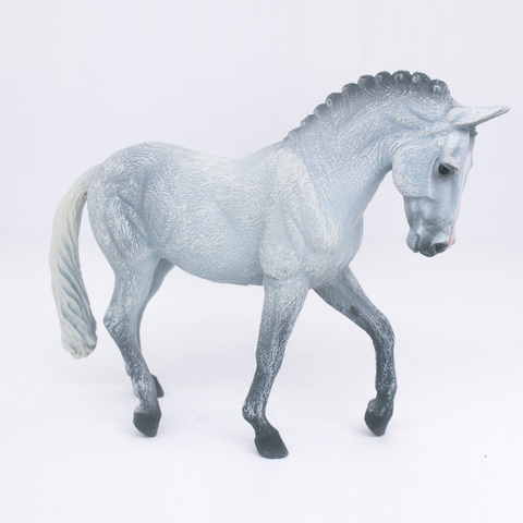 CollectA Horse Country Farm Animals Trakehner Stallion Grey Plastic PVC Simulation Toys for boys and girls #88733 ► Photo 1/6