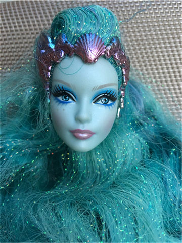 Rare Collection Water Sprite Doll Toy Head Princess Doll Head Girl DIY Dressing Hair Toys Kids Makeup DIY Toy Girl Birthday Gift ► Photo 1/6