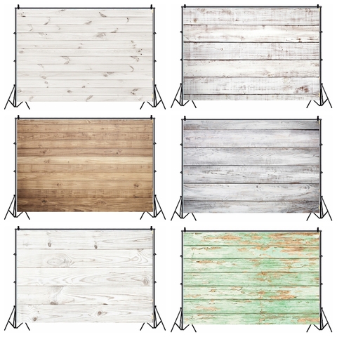 Laeacco Wooden Board Photocall Planks Vintage Grunge Portrait Photography Backgrounds Photo Backdrops For Photo Studio Photozone ► Photo 1/6