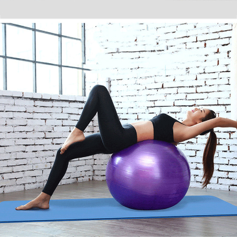 Yoga Ball Fitness Balls Sports Pilates Birthing Fitball Exercise Training Workout Massage Ball Gym ball 45cm ► Photo 1/6