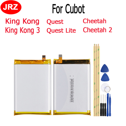 JRZ For Cubot King Kong Phone Battery 4400mAh 3.8V Top Quality Replacement Batteries For Cubot King Kong+Tools ► Photo 1/6