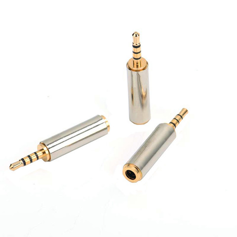 Jack 3.5 mm to 2.5 mm Audio Adapter 2.5mm Male to 3.5mm Female Plug Connector for Aux Speaker Cable Stereo Headphone Headset Mic ► Photo 1/6
