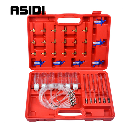 New Diesel Injector Flow Meter Test Kit Common Rail Adaptor Fuel Tester Set ► Photo 1/5