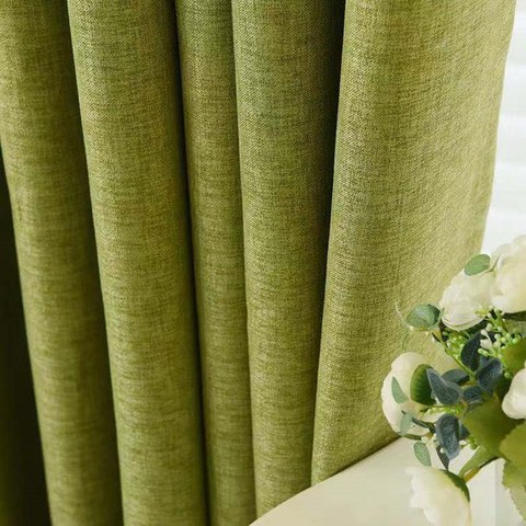 Curtains for Living Room 300cm Height Faux Cotton Linen Window Drapes  Green Grey Beige Blue Coffee Window Curtains Blackout ► Photo 1/6