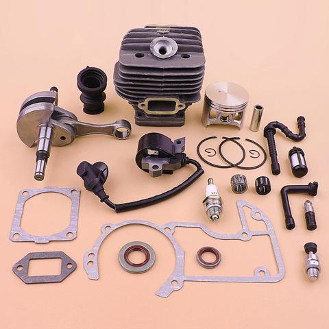 54mm Cylinder Piston Crankshaft Ignition Coil Kit For Stihl MS660 066 MS 660 Gasket Fuel Oil Filter Line Hose Set ► Photo 1/6