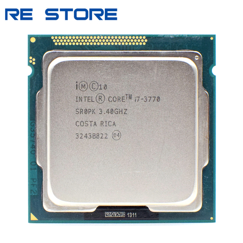 used Intel Core i7 3770 3.4GHz 8M 5.0GT/s LGA 1155 SR0PK CPU Desktop Processor ► Photo 1/2