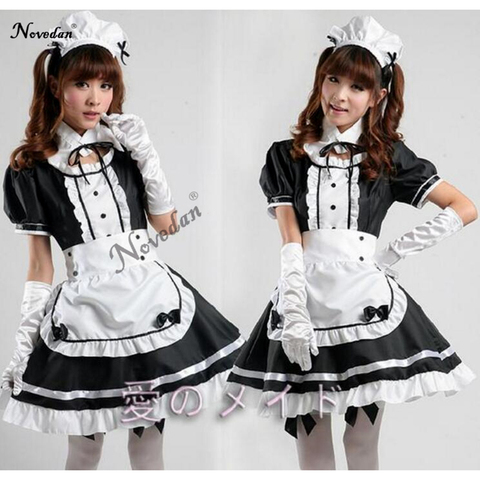 Sexy French Maid Costume Sweet Gothic Lolita Dress Anime Cosplay Sissy Maid  Uniform Plus Size Halloween Costumes For Women - Price history & Review, AliExpress Seller - Dancewear Ballet Cosplay Costume