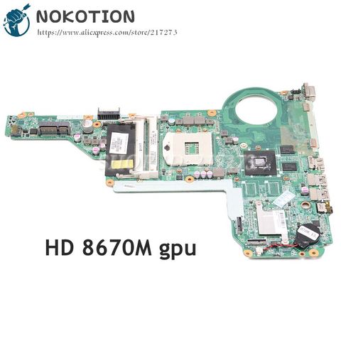 NOKOTION 720459-501 720459-001 DA0R62MB6E1 Laptop Motherboard For hp Pavilion 15 17 15-E 17-E Main Board HD 8670M DDR3 ► Photo 1/6