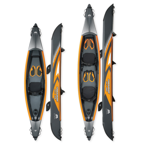 TOMAHAWK kayak Aqua Marina AIR-K/C inflatable boat canoe pvc dinghy raft paddle pump seat pressure gauge drop stitch material ► Photo 1/6