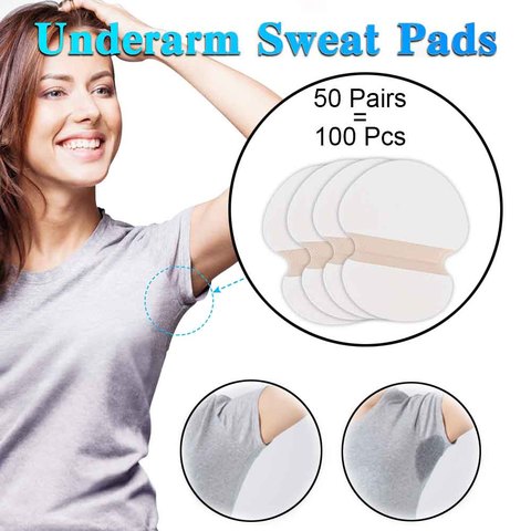 100/200/300/400pcs Summer Disposable Underarm Sweat Pads For Armpit Clothing Anti Absorbent Sweat Pads Perspiration Sticker ► Photo 1/6