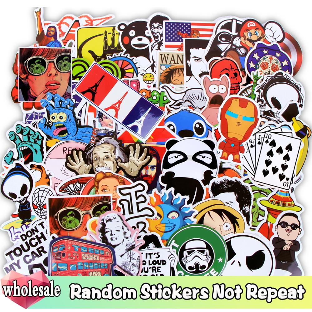 300pcs Mix Lot Stickers for Graffiti Skateboar Laptop Sticker Luggage Car Decals 