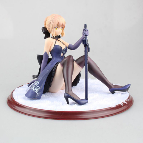 Fate Grand Order 15cm Jeanne d'Arc Saber Sitting PVC Action Figures Collection Model Toys Fate Stay Night Saber Figure Toys ► Photo 1/6