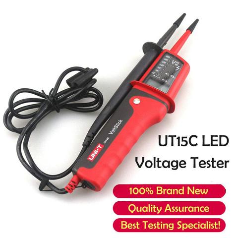 UNI-T UT15C AC voltage detector waterproof digital multimeter 24V~690V AC/DC voltage tester phase rotating electric pen ► Photo 1/6