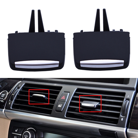 Upgraded Front Rear Air Conditioning AC Vent Grille Outlet Slider Clips Repair Kit For BMW X5 X6 E70 E71 ► Photo 1/6