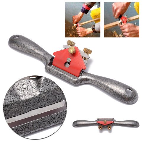 Wood Carpentry Deburring Planer Mini Manual Planer Bird Plane Edge Blade Spoke Shave Manual Planer Plane Hand Tool 9inch ► Photo 1/6