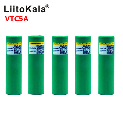 LiitoKala 3.7V 18650 2600mah  High amps 35a li-ion rechargeable battery for  vtc5a VTC5A ► Photo 1/6