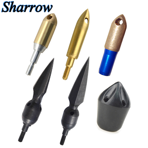 Various Whistle Carbon Arrow Copper Arrowhead F Screw Hunting Archery Arrow Field Hunting Arrow Heads Durable Hunting Accessory ► Photo 1/6