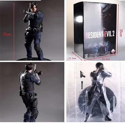 32cm Resident 2 Leon  Kennedy PVC Statue Collection Toy Gifts ► Photo 1/6