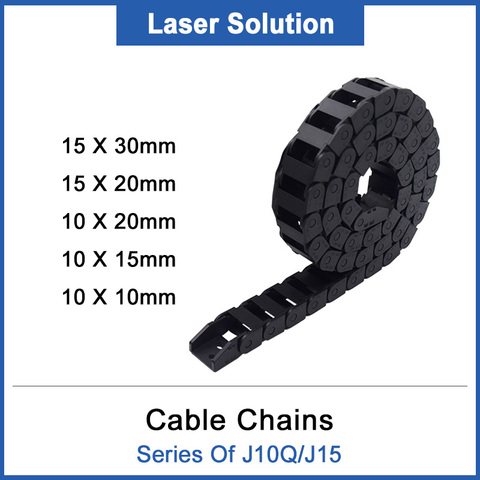 10*10 10*15 10*20 Tank Chain Plastic Material Transmission Cable Drag Chain for Laser Engraving & Cutting Machine ► Photo 1/1