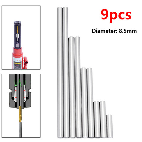 9pcs 8.5mm Ejector Pins Set Used To Push Rifling Buttons High Hardness Full Specifications Reamer Kits Machine Tools Accessories ► Photo 1/6