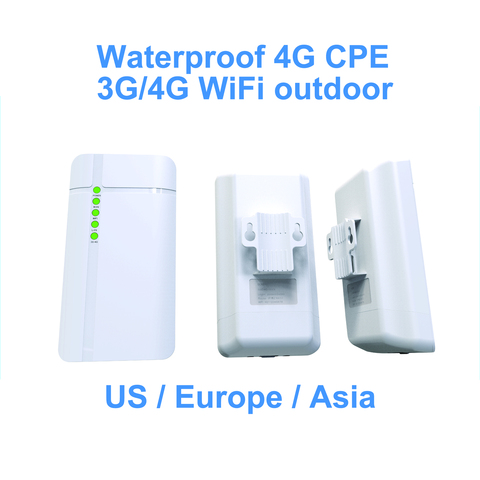 GC112  4G SIM Card Waterproof Outdoor CAT4 LTE WiFi Router  for IP Camera Outside WiFi Coverage 4G CPE ► Photo 1/6