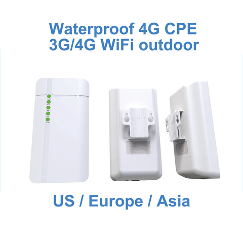 GC112  4G SIM Card Waterproof Outdoor CAT4 LTE WiFi Router  for IP Camera Outside WiFi Coverage 4G CPE ► Photo 1/6