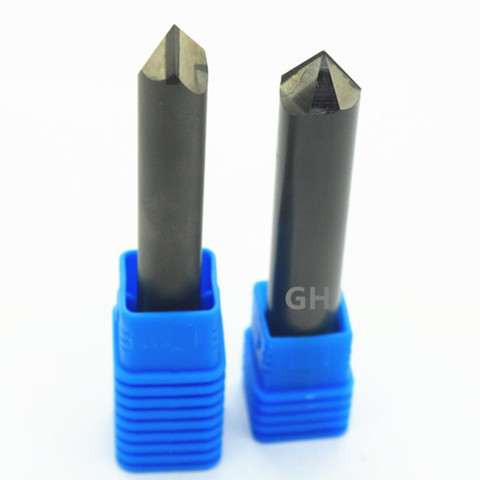 Engraving cutter diamond stone mill engraver cnc Granite Marble PCD engraving bit 6mm wood router carbide end milling tools ► Photo 1/6