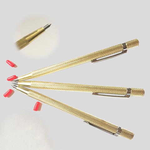Diamond Metal Marking Engraving Pen Tungsten Carbide Tip Scriber Pen for Glass Ceramic Metal Wood Carving Hand Pen ► Photo 1/6