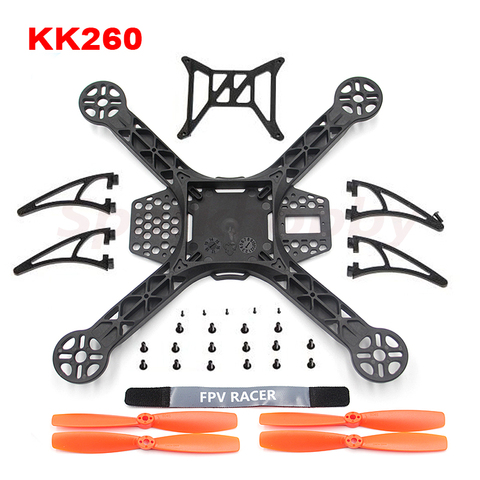 KK260 260mm FPV 5-6inch Frame Kit 5V 2A BEC 2-4S LED Modules QAV250 Upgrated Lightweight Nylon Fiber With RC Quadcopter Drones ► Photo 1/6