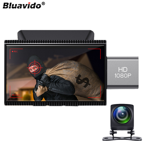Bluavido 4G Android 8.1 Car DVR GPS Dual Camera FHD 1080P auto video Recorder WiFi Dash cam Night 24 Hour Vision Parking Monitor ► Photo 1/6