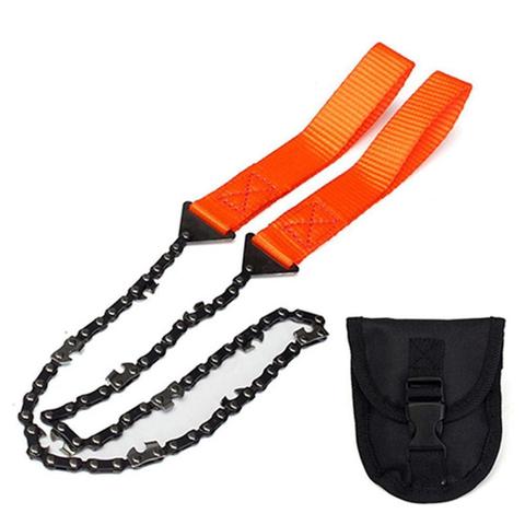 Portable Survival Chain Saw Chainsaws Emergency Camping Hiking Tool Pocket Hand Tool Pouch Outdoor Pocket Chain Saw ► Photo 1/6