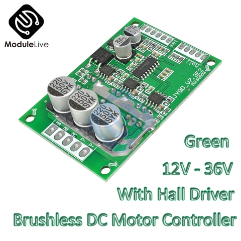 Motor Speed Controller DC 12V-36V 500W PWM DC Brushless w Hall Motor Balancing Automotive Balanced BLDC Car Driver Control Board ► Photo 1/6