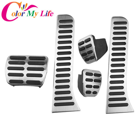 Color My Life Car Gas Pedal Brake Pedals Cover for Volkswagen VW Caddy 2004 - 2015 Auto Pedals Kit Parts ► Photo 1/6