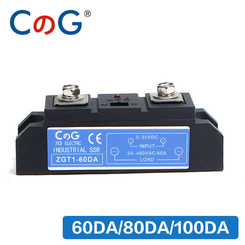 CG 60A 80A 100A Industrial High Power Auto industrial Series DC to AC Solid State Relay Solid State Relay ► Photo 1/6