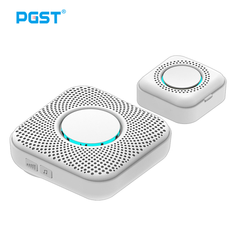PGST PJ-16 Home Security Welcome Wireless Doorbell LED Light 36 Songs 100m Remote Smart Chimes Door Bell ► Photo 1/6