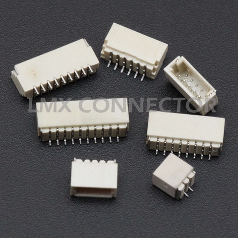 20PCS JST SH 1.0mm Connector Wire-to-Board type SMD Horizontal Socket Receptacle 2P 3P 4P 5P 6P 7P 8P 9P 10P 11P 12 Pin ► Photo 1/5