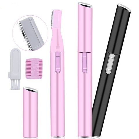 Electric Face Eyebrow Scissors Hair Trimmer Mini Portable Women Lady Beauty Body Face Shaver Remover Blade Razor Epilator Gift ► Photo 1/5